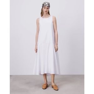 Zara voluminous poplin dress